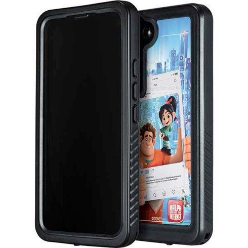 Disney Wreck-it Ralph and Vanellope Instagram Pose Galaxy S24 Plus Waterproof Case