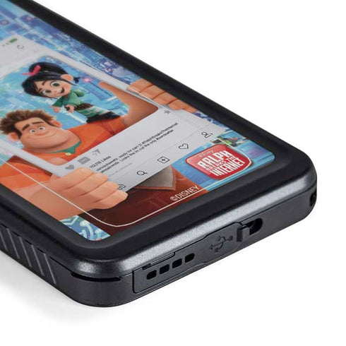 Disney Wreck-it Ralph and Vanellope Instagram Pose Galaxy S24 Plus Waterproof Case