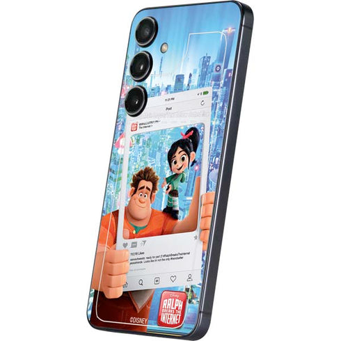 Disney Wreck-it Ralph and Vanellope Instagram Pose Galaxy S25 Skin