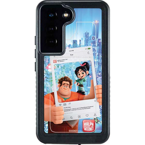 Disney Wreck-it Ralph and Vanellope Instagram Pose Galaxy S24 Waterproof Case