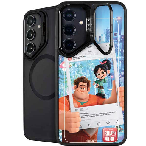 Disney Wreck-it Ralph and Vanellope Instagram Pose Galaxy S26 Kickstand Case