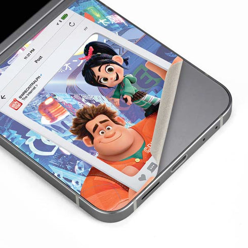 Disney Wreck-it Ralph and Vanellope Instagram Pose Galaxy Z Flip6 Skin
