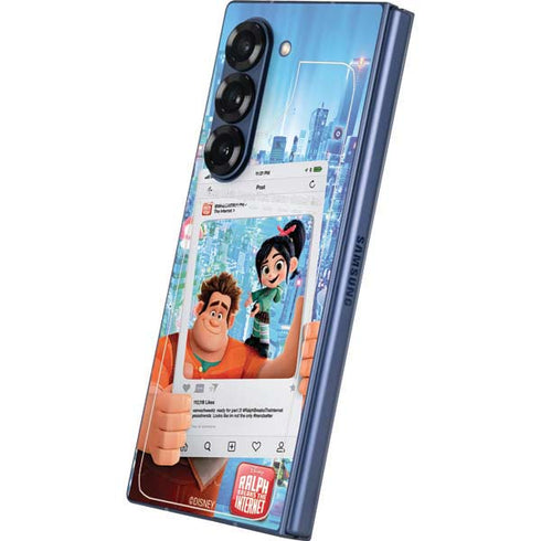 Disney Wreck-it Ralph and Vanellope Instagram Pose Galaxy Z Fold6 Skin
