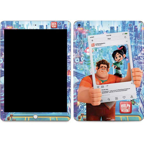 Disney Wreck-it Ralph and Vanellope Instagram Pose Apple iPad Skin