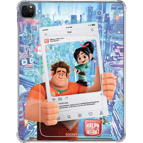 Disney Wreck-it Ralph and Vanellope Instagram Pose iPad Pro 11in (2024) Clear Case