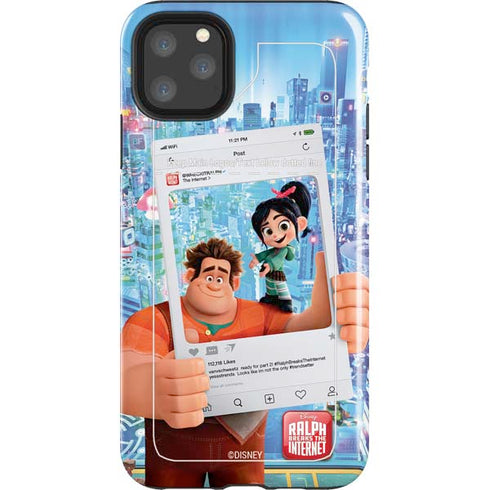 Disney Wreck-it Ralph and Vanellope Instagram Pose iPhone Cases