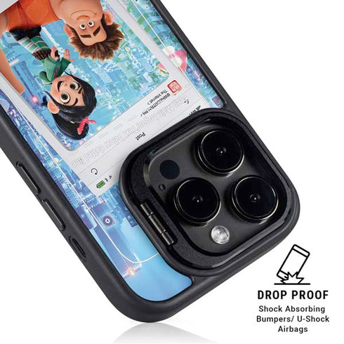 Disney Wreck-it Ralph and Vanellope Instagram Pose iPhone 15 Pro Max Kickstand Case