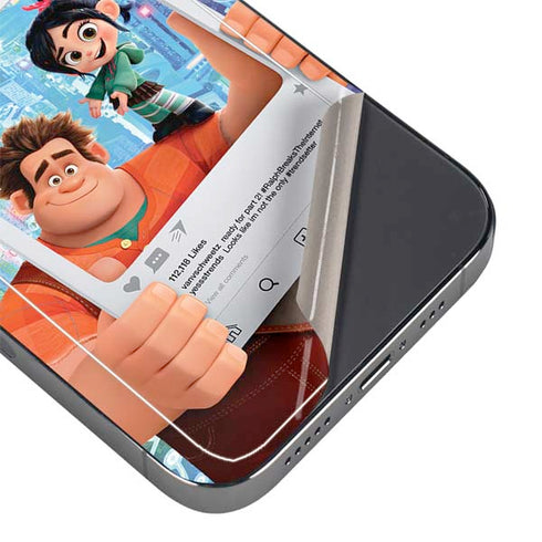 Disney Wreck-it Ralph and Vanellope Instagram Pose iPhone 15 Pro Max Skin
