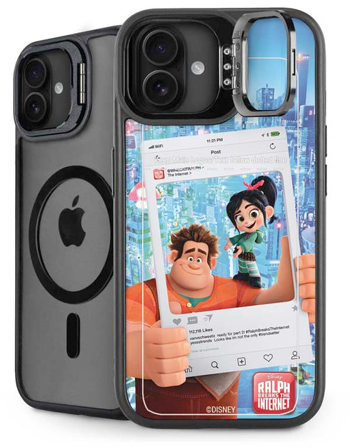 Disney Wreck-it Ralph and Vanellope Instagram Pose iPhone 16 Kickstand Case