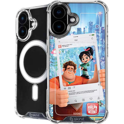 Disney Wreck-it Ralph and Vanellope Instagram Pose iPhone 16 MagSafe Case