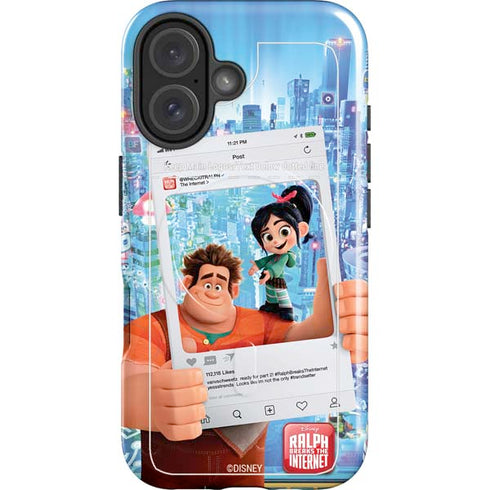 Disney Wreck-it Ralph and Vanellope Instagram Pose iPhone 16 Magsafe Impact Case