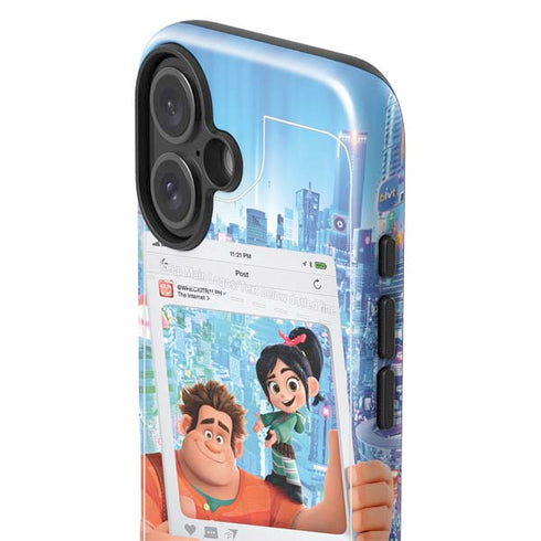Disney Wreck-it Ralph and Vanellope Instagram Pose iPhone 16 Plus Impact Case