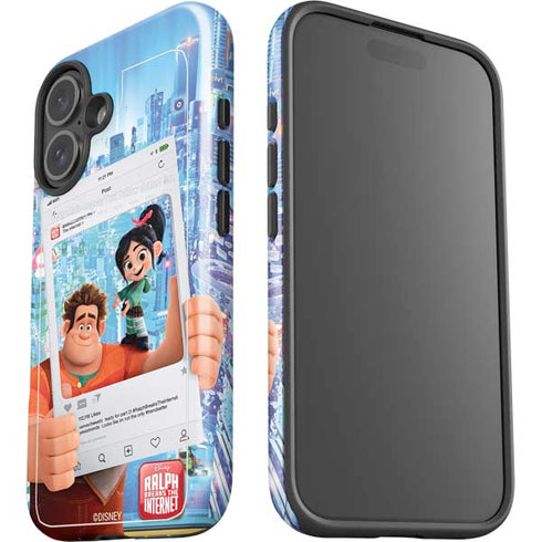 Disney Wreck-it Ralph and Vanellope Instagram Pose iPhone 16 Plus Impact Case