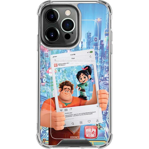 Disney Wreck-it Ralph and Vanellope Instagram Pose iPhone 16 Pro Clear Case