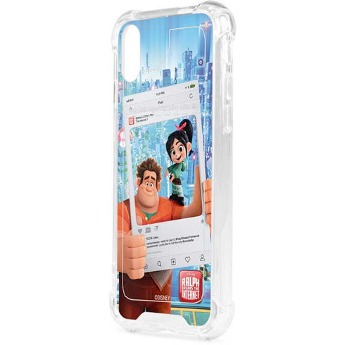 Disney Wreck-it Ralph and Vanellope Instagram Pose iPhone XS Clear Case