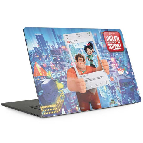 Disney Wreck-it Ralph and Vanellope Instagram Pose MacBook Skins