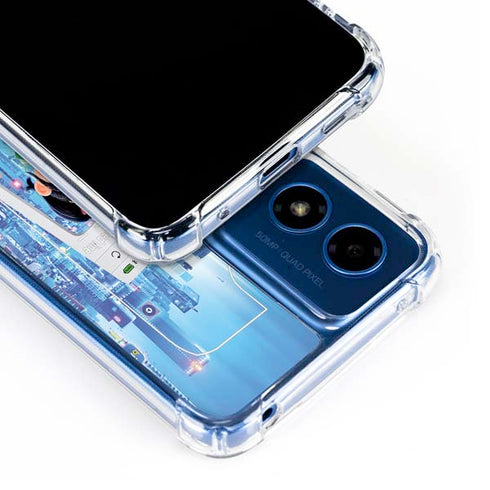 Disney Wreck-it Ralph and Vanellope Instagram Pose Moto G Play 4G (2024) Clear Case