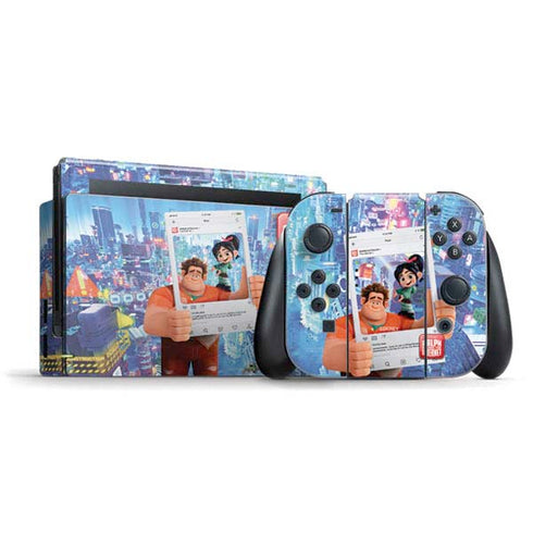 Disney Wreck-it Ralph and Vanellope Instagram Pose Nintendo Skins