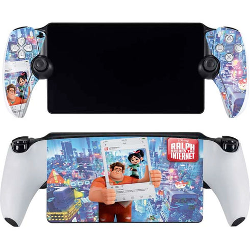 Disney Wreck-it Ralph and Vanellope Instagram Pose PlayStation Portal Remote Player Skin