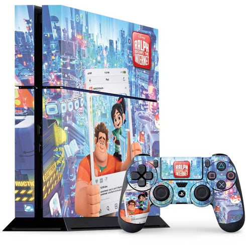 Disney Wreck-it Ralph and Vanellope Instagram Pose PlayStation PS4 Skins