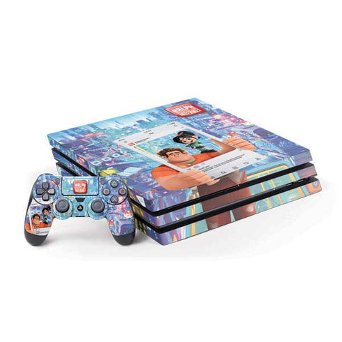 Disney Wreck-it Ralph and Vanellope Instagram Pose PlayStation PS4 Skins