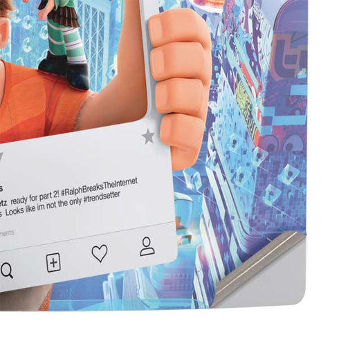 Disney Wreck-it Ralph and Vanellope Instagram Pose PS5 Pro Console Skin