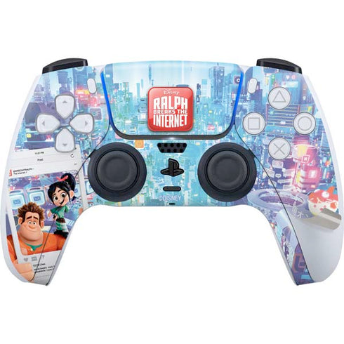 Disney Wreck-it Ralph and Vanellope Instagram Pose PS5 Pro Disk Bundle Skin