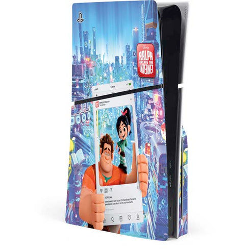 Disney Wreck-it Ralph and Vanellope Instagram Pose PlayStation PS5 Skins