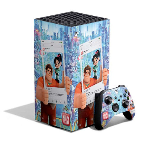 Disney Wreck-it Ralph and Vanellope Instagram Pose XBox Series X Digital Edition Bundle Skin