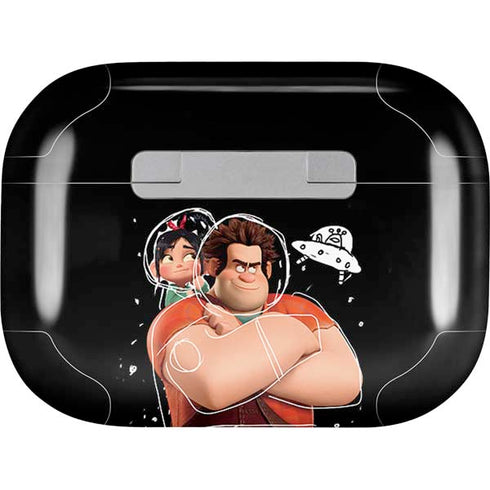 Disney Wreck-it Ralph And Vanellope Space Sketch AirPods Skins