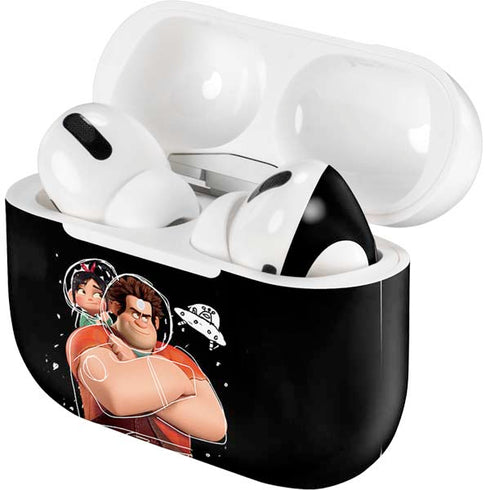 Disney Wreck-it Ralph And Vanellope Space Sketch AirPods Skins