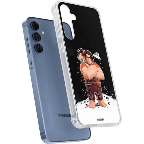 Disney Wreck-it Ralph And Vanellope Space Sketch Galaxy A35 5G Clear Case