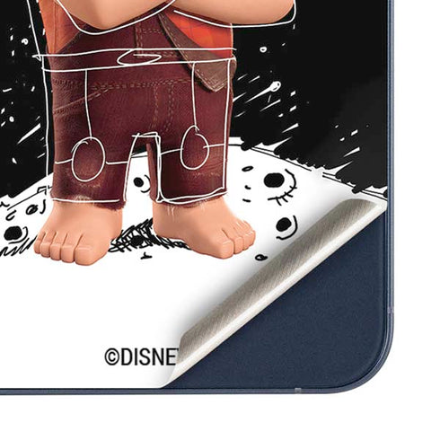 Disney Wreck-it Ralph And Vanellope Space Sketch Galaxy A36 5G Skin