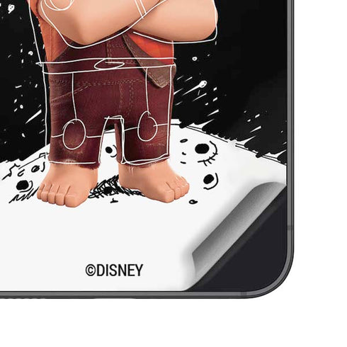 Disney Wreck-it Ralph And Vanellope Space Sketch Galaxy S25 Plus Skin