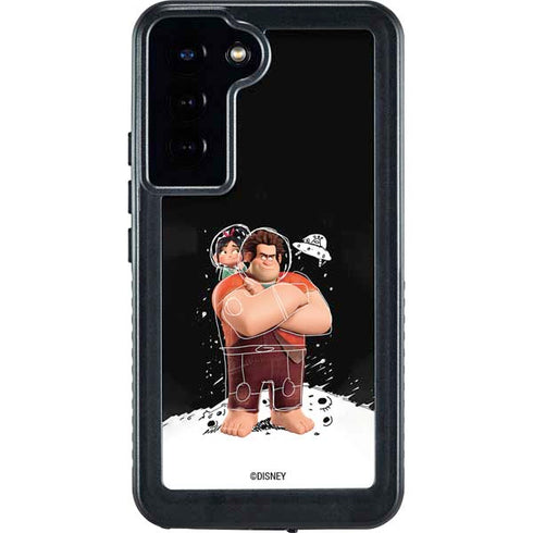 Disney Wreck-it Ralph And Vanellope Space Sketch Galaxy S24 Plus Waterproof Case