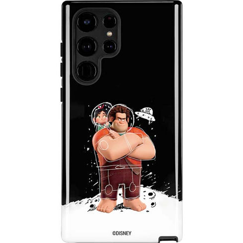 Disney Wreck-it Ralph And Vanellope Space Sketch Galaxy S25 Ultra Impact Case