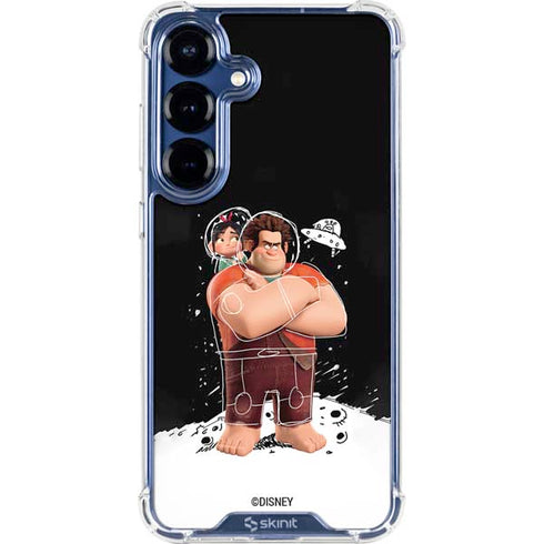 Disney Wreck-it Ralph And Vanellope Space Sketch Galaxy S25 Plus Clear Case