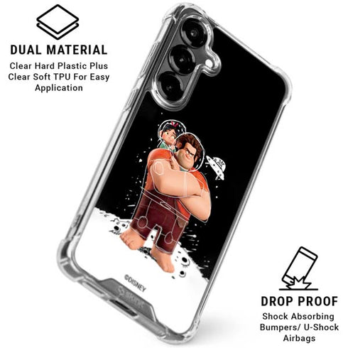 Disney Wreck-it Ralph And Vanellope Space Sketch Galaxy S26 Clear Case