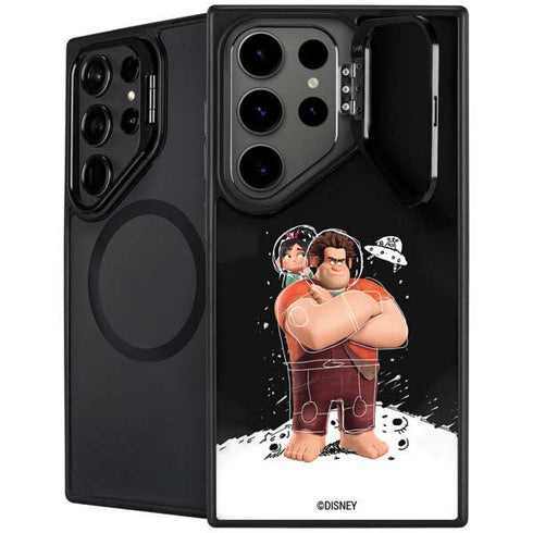 Disney Wreck-it Ralph And Vanellope Space Sketch Galaxy S26 Ultra Kickstand Case