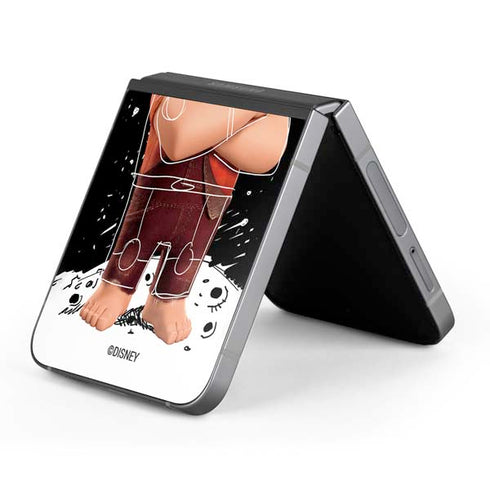 Disney Wreck-it Ralph And Vanellope Space Sketch Galaxy Z Flip6 Skin