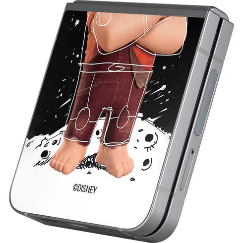 Disney Wreck-it Ralph And Vanellope Space Sketch Galaxy Z Flip6 Skin