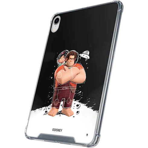 Disney Wreck-it Ralph And Vanellope Space Sketch iPad 11th Gen (2025) Clear Case