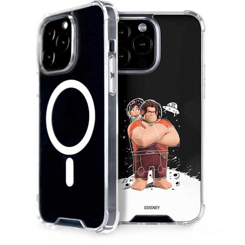 Disney Wreck-it Ralph And Vanellope Space Sketch iPhone Cases