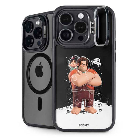 Disney Wreck-it Ralph And Vanellope Space Sketch iPhone 15 Pro Max Kickstand Case