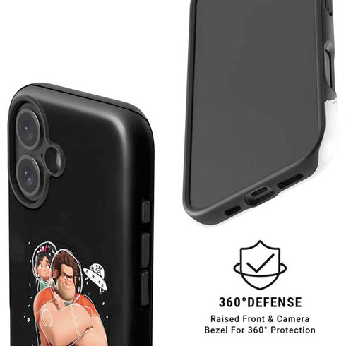 Disney Wreck-it Ralph And Vanellope Space Sketch iPhone 16 Magsafe Impact Case