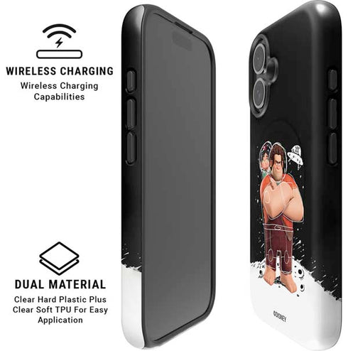 Disney Wreck-it Ralph And Vanellope Space Sketch iPhone 16 Magsafe Impact Case