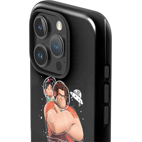 Disney Wreck-it Ralph And Vanellope Space Sketch iPhone 16 Pro Impact Case