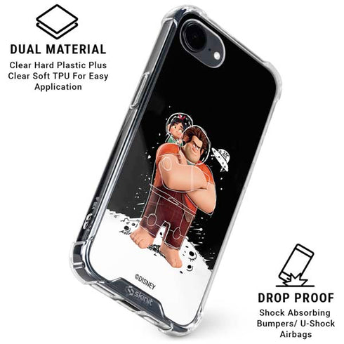 Disney Wreck-it Ralph And Vanellope Space Sketch iPhone 16e Clear Case