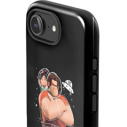 Disney Wreck-it Ralph And Vanellope Space Sketch iPhone 16e Impact Case