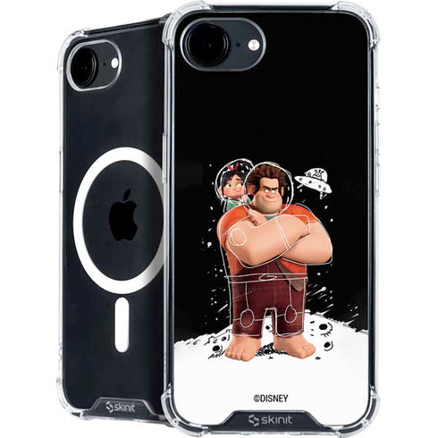 Disney Wreck-it Ralph And Vanellope Space Sketch iPhone 16e MagSafe Case